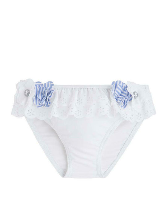 Mayoral Kids Swimwear Swim Briefs White