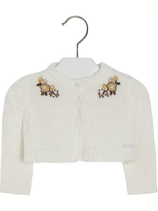 Mayoral Kids Cardigan White