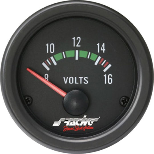 Simoni Racing Car Dashboard Voltmeter Analog Instrument 52mm