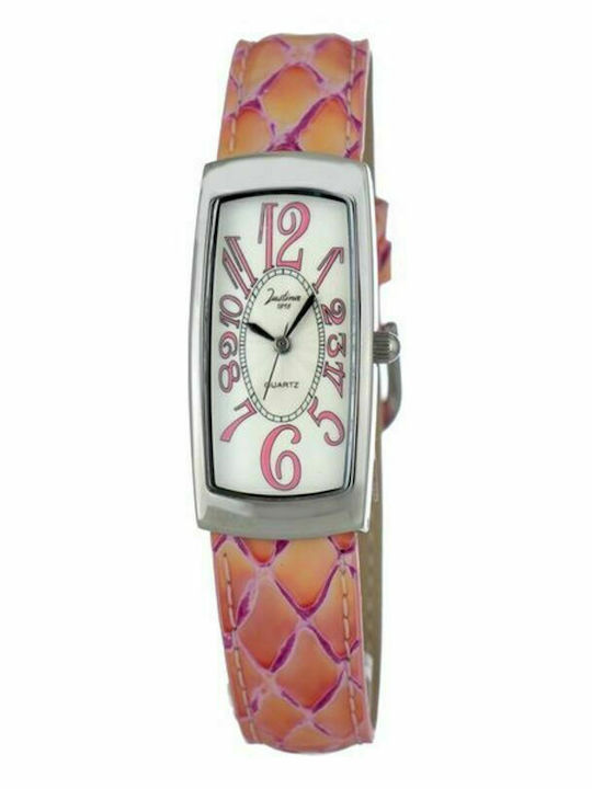 Justina Women's Watch with Leather Strap