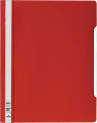 Durable Clipboard with Spring for Paper A4 Red 1pcs