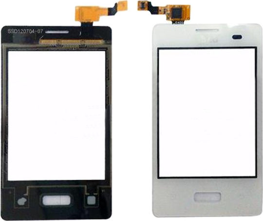 Μηχανισμός Αφής Optimus L3 Touch Screen Lens White για (Λευκό)