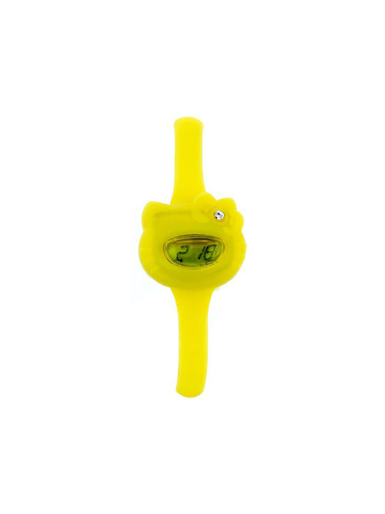 Hello Kitty Watch with Yellow Rubber Strap HK7123L-26