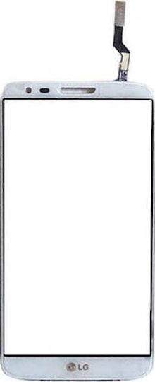LG Mecanism Tactil Optimus L9 Ii Fără Adeziv Alb Original Pentru (Alb)