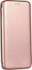 Book Husa Din Piele Artificială Rose Gold Huawei P40