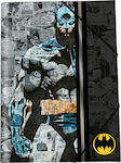 Graffiti Folder with Rubber Band for Paper A4 Black Batman