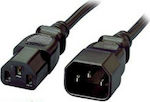 Equip IEC C13 - IEC C14 Cable 1.8m Black (112100)