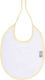 Figlio Bino Bib Fabric with Lace Band Yellow