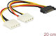 DeLock 15-Pin Sata - 4-Pin Molex Cable 0.2m Πολύχρωμο 65159