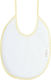 Figlio Bino Bib Fabric with Lace Band Yellow