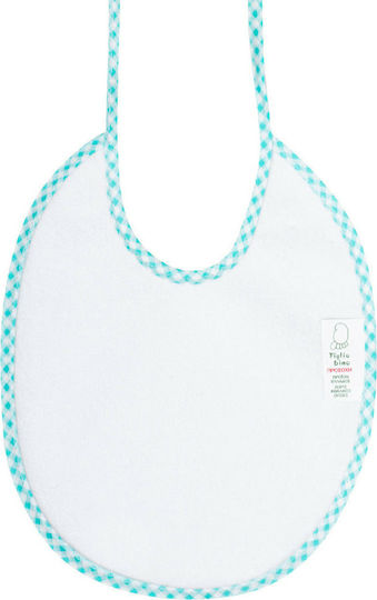 Figlio Bino Bib Fabric with Lace Band Green