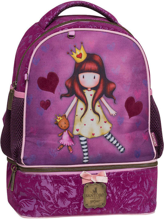 Santoro Princesses School Bag Backpack Kindergarten in Pink color