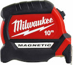 Milwaukee Maßband mit automatischem Rücklauf und Magnet 27mm x 10m