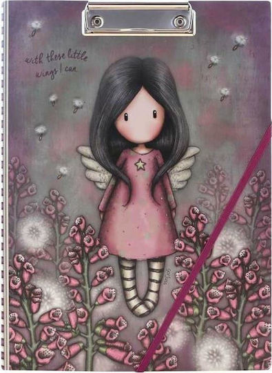 Santoro Ντοσιέ με Πιάστρα για Χαρτί A4 Πολύχρωμο Little Wings