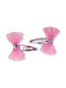 Great Pretenders Φιογκάκια Set of Kids Hair Clips with Hair Clip Multicolour in Pink Color 2pcs 88061