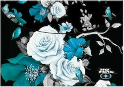 Back Me Up Φάκελος με Κουμπί Μπλε No Fear - Blue Flowers Back Me Up Φάκελος με Κουμπί Μπλε No Fear - Blue Flowers