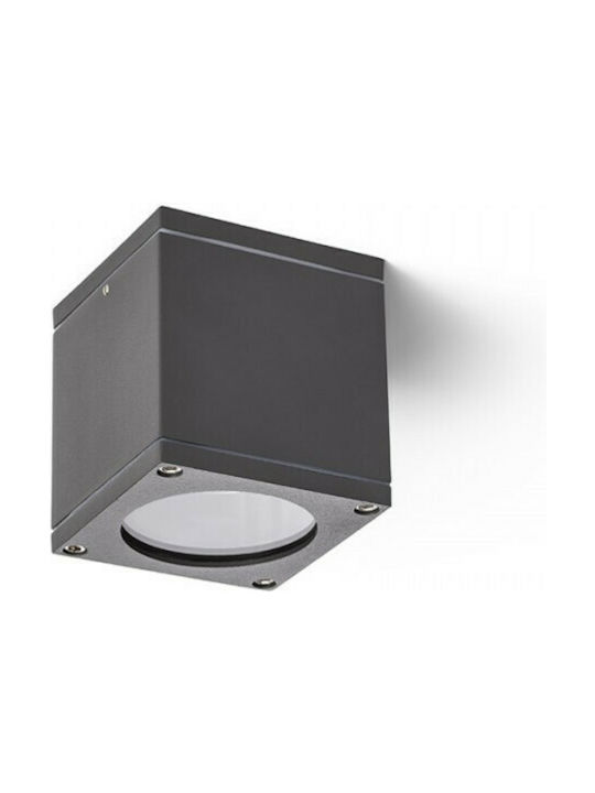 Rendl Light Studio Rodge Outdoor Ceiling Spot GU10 in Black Color R13503