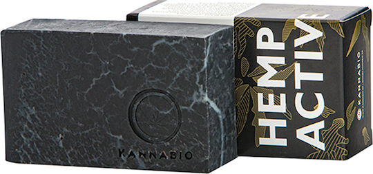 KannaBio Hemp Active Handmade Сапун с Активен Въглен и Кокос и Масло от Маслина 105гр