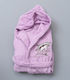 Palamaiki Kids Hooded Bathrobe Shark Lilac