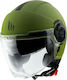 MT Viale SV Solid Jet Helmet DOT / ECE 22.05 1050gr Matt Green