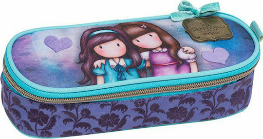Santoro Gorjuss Pencil Case with 1 Compartment Light Blue