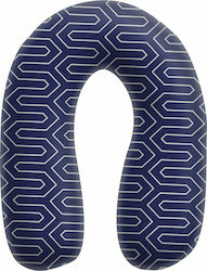 Greco Strom Nursing & Pregnancy Pillow Standard Maze Navy Blue VRE.THE.STA.BBL 75cm