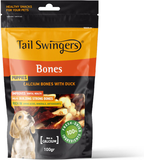 Pet Interest Tail Swingers Λιχουδιές για Κουτάβια με Πάπια 100gr