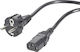 Belkin Euro - IEC C13 Kabel 1.8m Schwarz (F3A225CP1.8M-P)