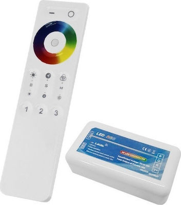 GloboStar Ασύρματο RGB Controller Αφής RF με Τηλεχειριστήριο 04042