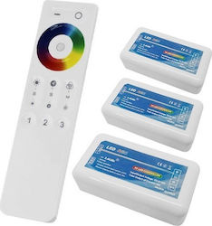 GloboStar Wireless RGB Controller Touch Controller RF With Remote Control 04242