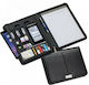 Next Clipboard Bifold Conference for Paper A4 Black Portfolio 1pcs