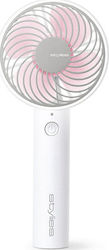 Stylies USB Handheld Fan Rechargeable Battery Pink Lacerta 5W