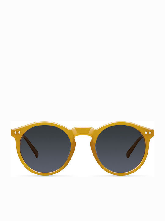 Meller Kubu Unisex Sunglasses with Plastic Frame Amber Carbon K-AMBCAR