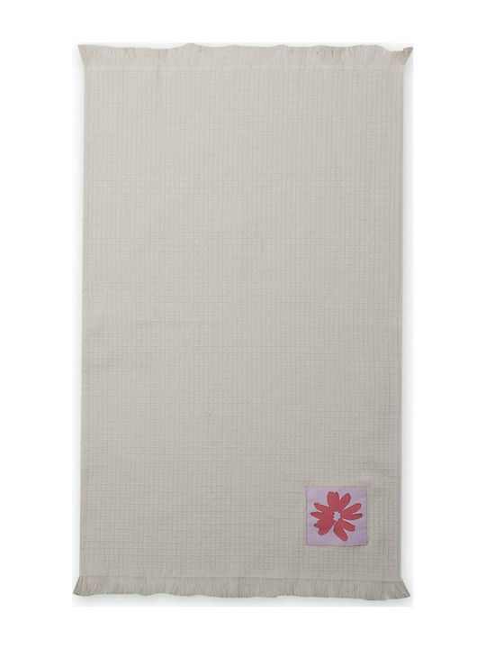 Nef-Nef Homeware Veila Ποτηρόπανο από 100% Βαμβάκι Cream 40x60cm