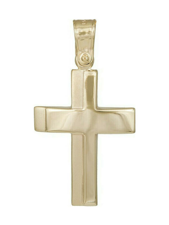 Baptism Crosses - Engagement Crosses 14 Carat Gold Engagement Cross 036152 036152 Men's Gold 14 Carat