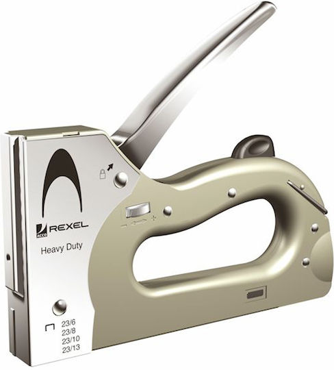 Rexel Heavy Tacker Καρφωτικό Χειρός για Συνδετήρες & Καρφιά