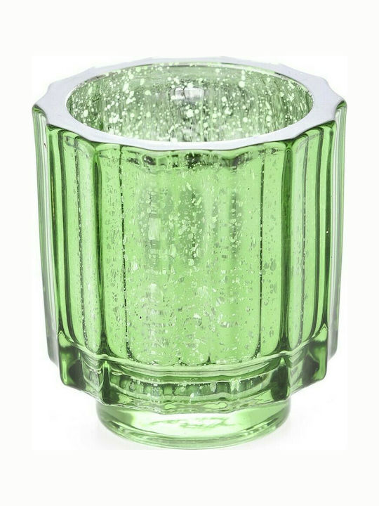 Iliadis Suport pentru lumânare Pentru suporturi de lumânări Sticlă Verde 8x8x8.5buc 1buc