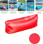 Beach Lounger Φουσκωτό Lazy Bag Κόκκινο