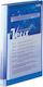 Comix Clipboard Flexible with 40 plastic sleeves Slides for Paper A4 Blue 1pcs