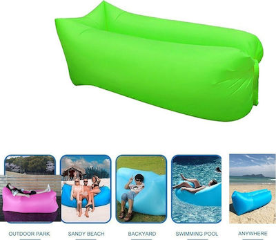 19158 Inflatable Air Sofa Φουσκωτό Lazy Bag Πράσινο 240εκ.