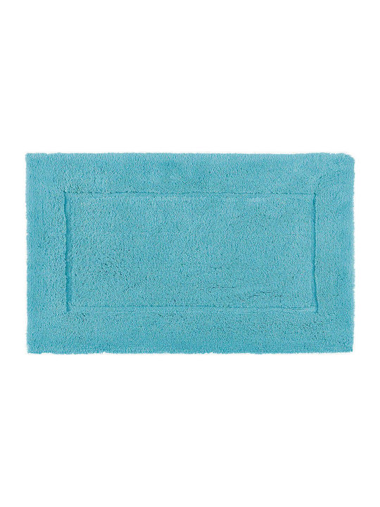 Abyss & Habidecor Bath Mat Cotton Square Must 70001-17370 370 Turquoise 60x60cm