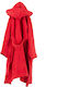 Guy Laroche Kids Hooded Bathrobe Tender Red