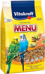 Vitakraft Premium Menu Hrană pentru Budgerigars cu Miere 500gr