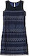 Guess Kids Dress Sleeveless Navy Blue