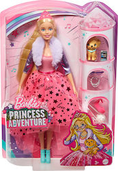Mattel Κούκλα Barbie Μοντέρνα Πριγκίπισσα με Κουτάβι για 3+ Ετών