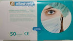 Alfashield Alfa Mask Μάσκα Προστασίας Μιας Χρήσης Χειρουργική Τύπου II Γαλάζια NOS-MS-001 50τμχ