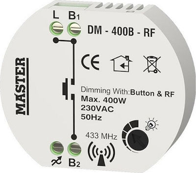 Master DM-400B-RF Ασύρματο Dimmer RF Κυτίου 400 Watt 12083-920002