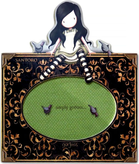Santoro Wooden Photo Frame Gorjuss On Top Of The World 20x23cm