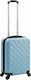 vidaXL Cabin Suitcase H55cm Light Blue 91894