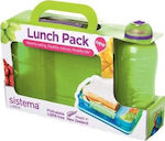 Sistema Lunch Pack Lunch Box Plastic Green 1pcs